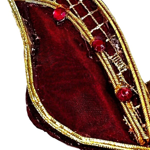 Vintage Handcrafted Fabric & Wire Decorative Butterflies Set of Three Hanging - Picture 9 of 10